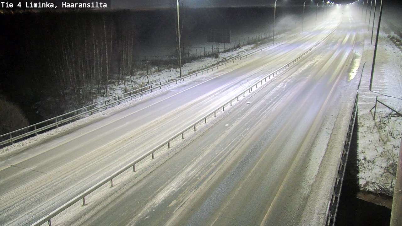 Weather Camera Image Road 4 Liminka, Haaransilta, Liminka, Pohjois-Pohjanmaa