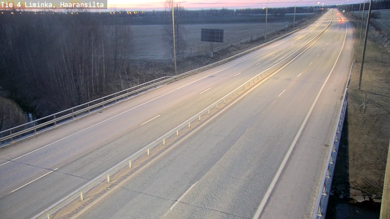 Weather Camera Image Road 4 Liminka, Haaransilta, Liminka, Pohjois-Pohjanmaa