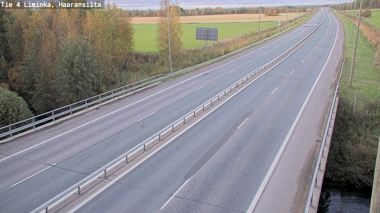Kelikamerat Kuva Tie 4 Liminka, Haaransilta, Liminka, Pohjois-Pohjanmaa