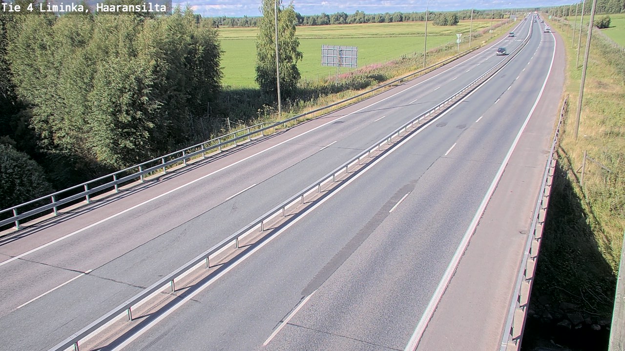 Kelikamerat Kuva Tie 4 Liminka, Haaransilta, Liminka, Pohjois-Pohjanmaa