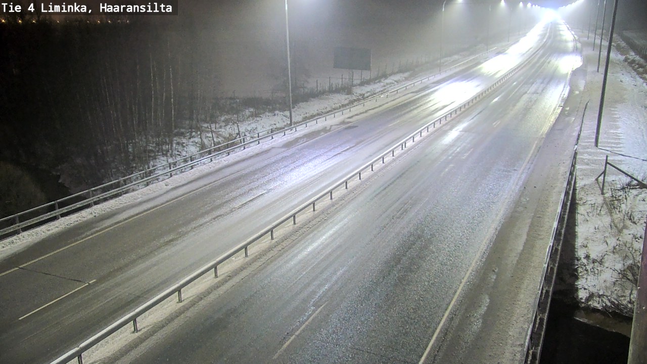 Weather Camera Image Väg 4 Limingo, Haaransilta, Liminka, Pohjois-Pohjanmaa