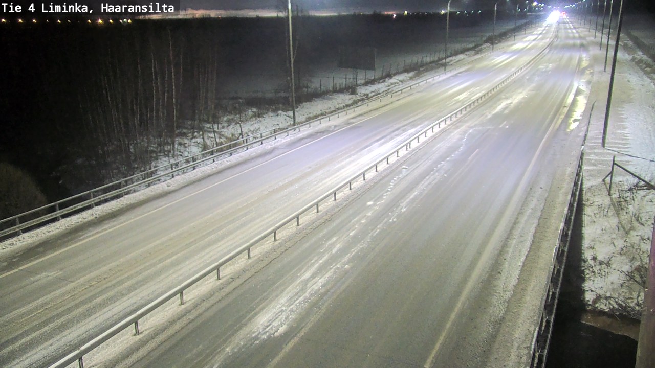 Weather Camera Image Road 4 Liminka, Haaransilta, Liminka, Pohjois-Pohjanmaa
