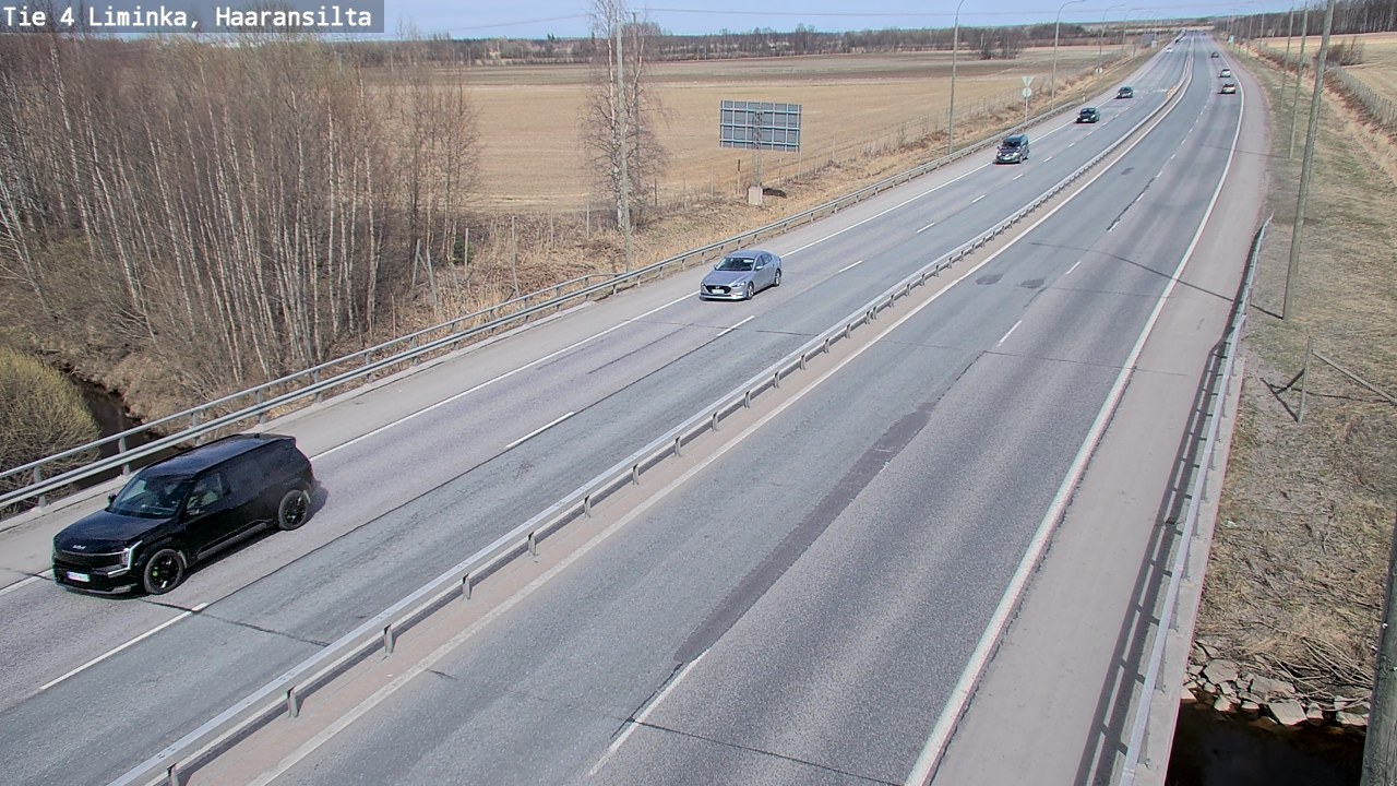 Kelikamerat Kuva Tie 4 Liminka, Haaransilta, Liminka, Pohjois-Pohjanmaa