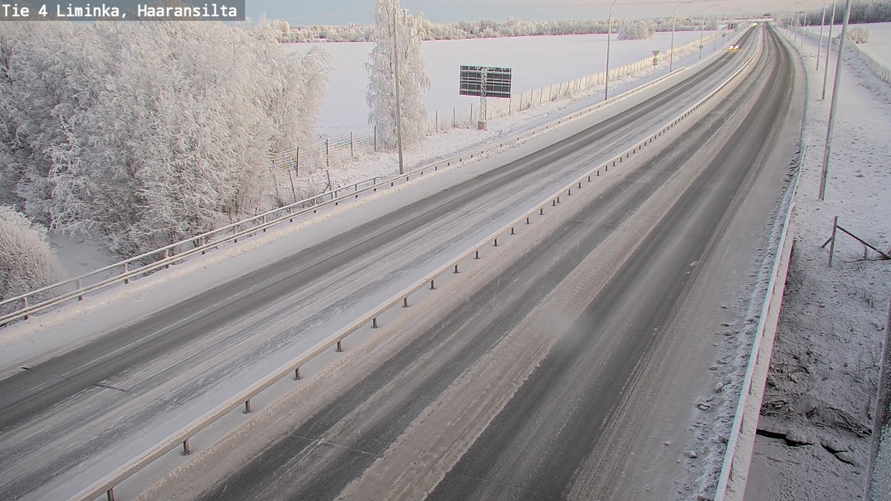 Weather Camera Image Road 4 Liminka, Haaransilta, Liminka, Pohjois-Pohjanmaa