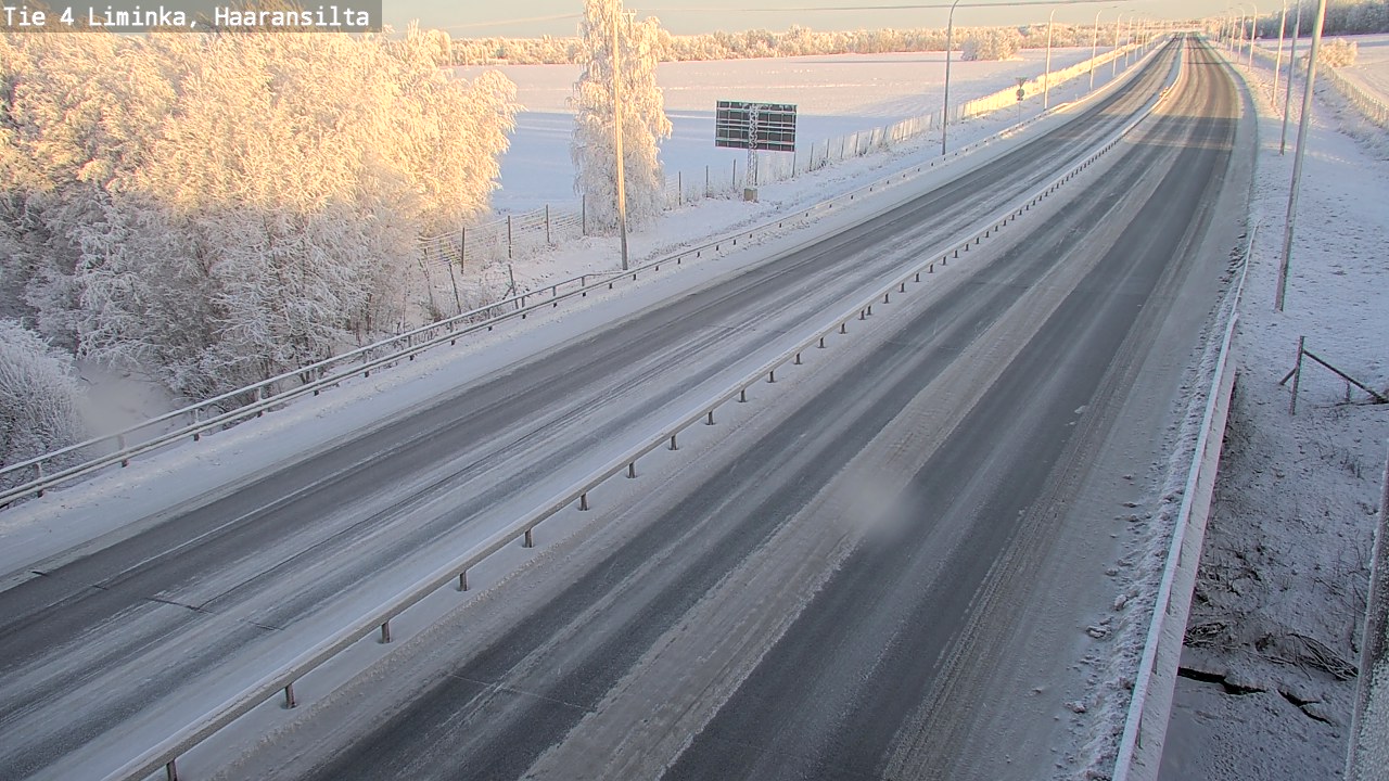 Weather Camera Image Road 4 Liminka, Haaransilta, Liminka, Pohjois-Pohjanmaa