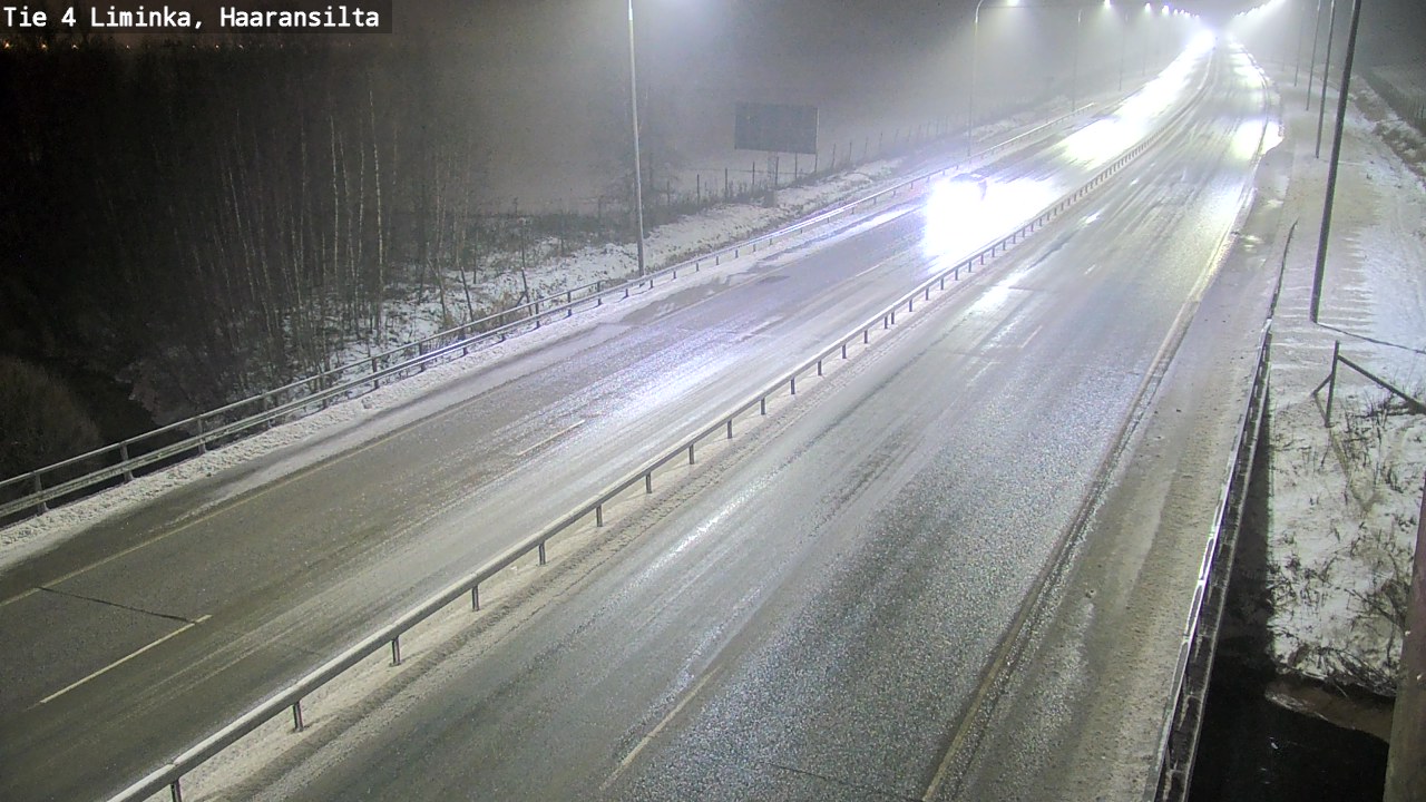 Weather Camera Image Väg 4 Limingo, Haaransilta, Liminka, Pohjois-Pohjanmaa