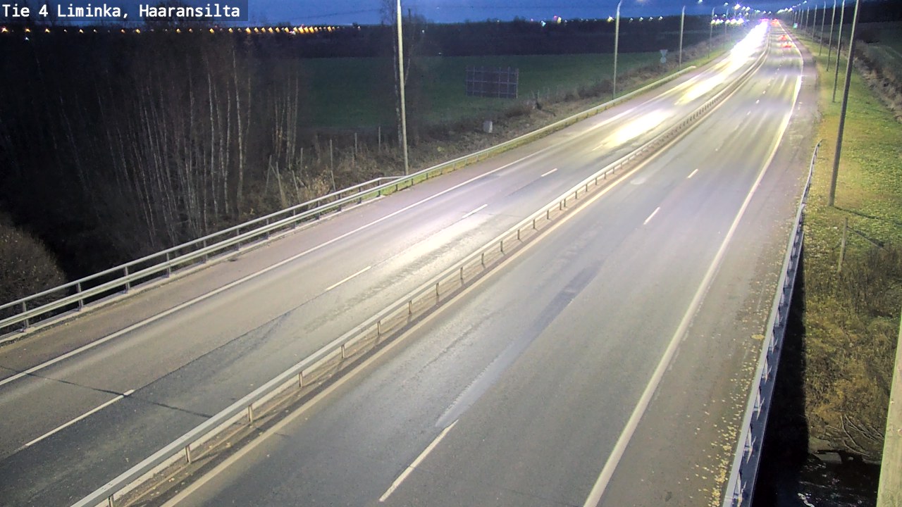 Kelikamerat Kuva Tie 4 Liminka, Haaransilta, Liminka, Pohjois-Pohjanmaa