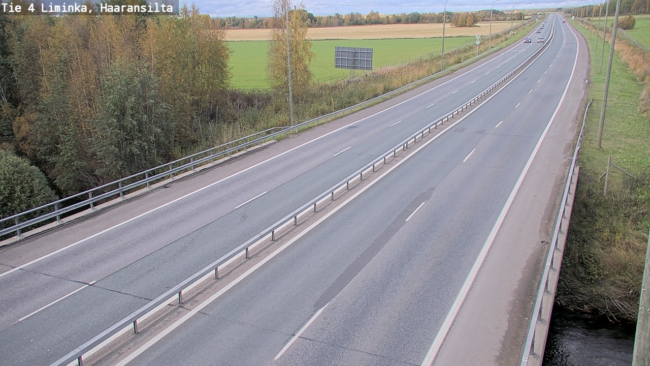 Kelikamerat Kuva Tie 4 Liminka, Haaransilta, Liminka, Pohjois-Pohjanmaa