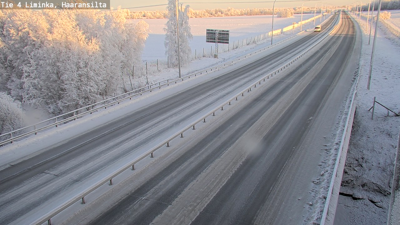 Weather Camera Image Road 4 Liminka, Haaransilta, Liminka, Pohjois-Pohjanmaa