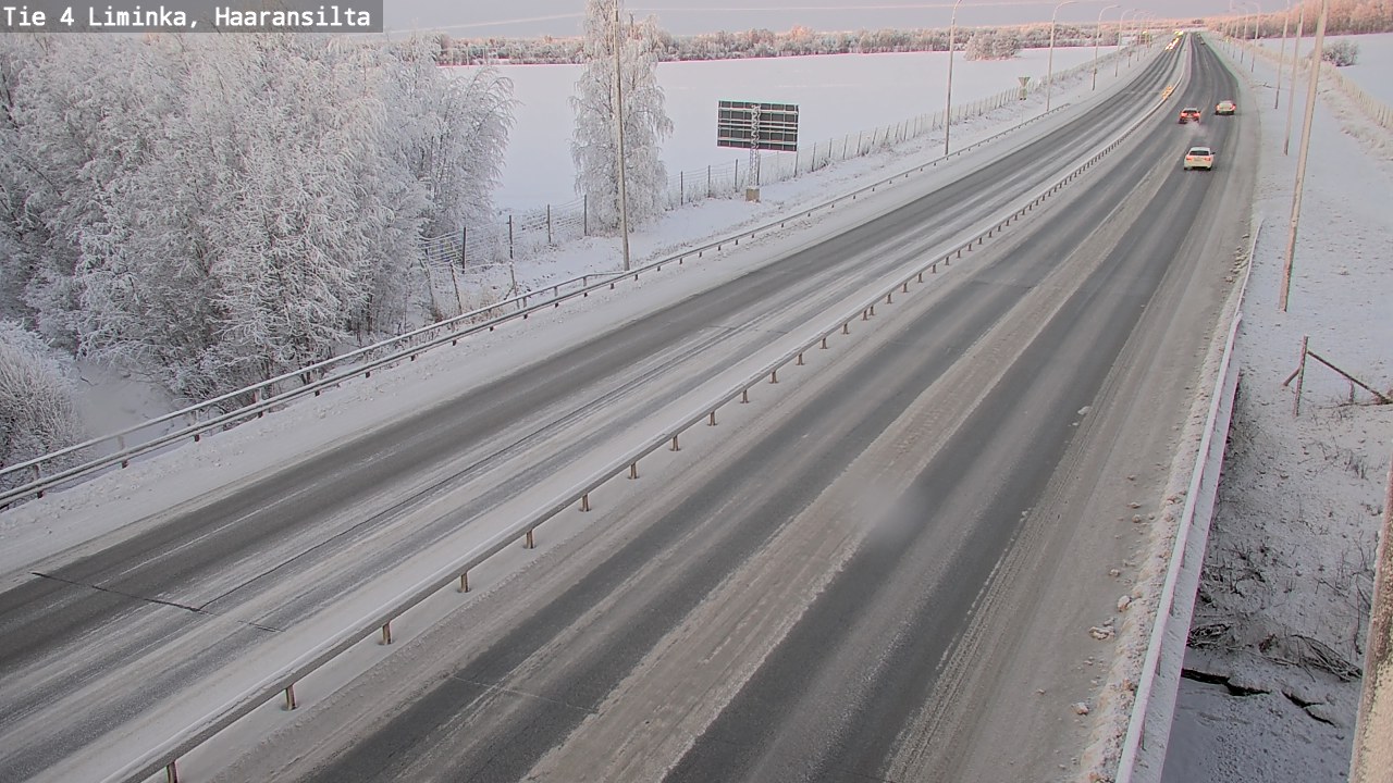 Weather Camera Image Road 4 Liminka, Haaransilta, Liminka, Pohjois-Pohjanmaa