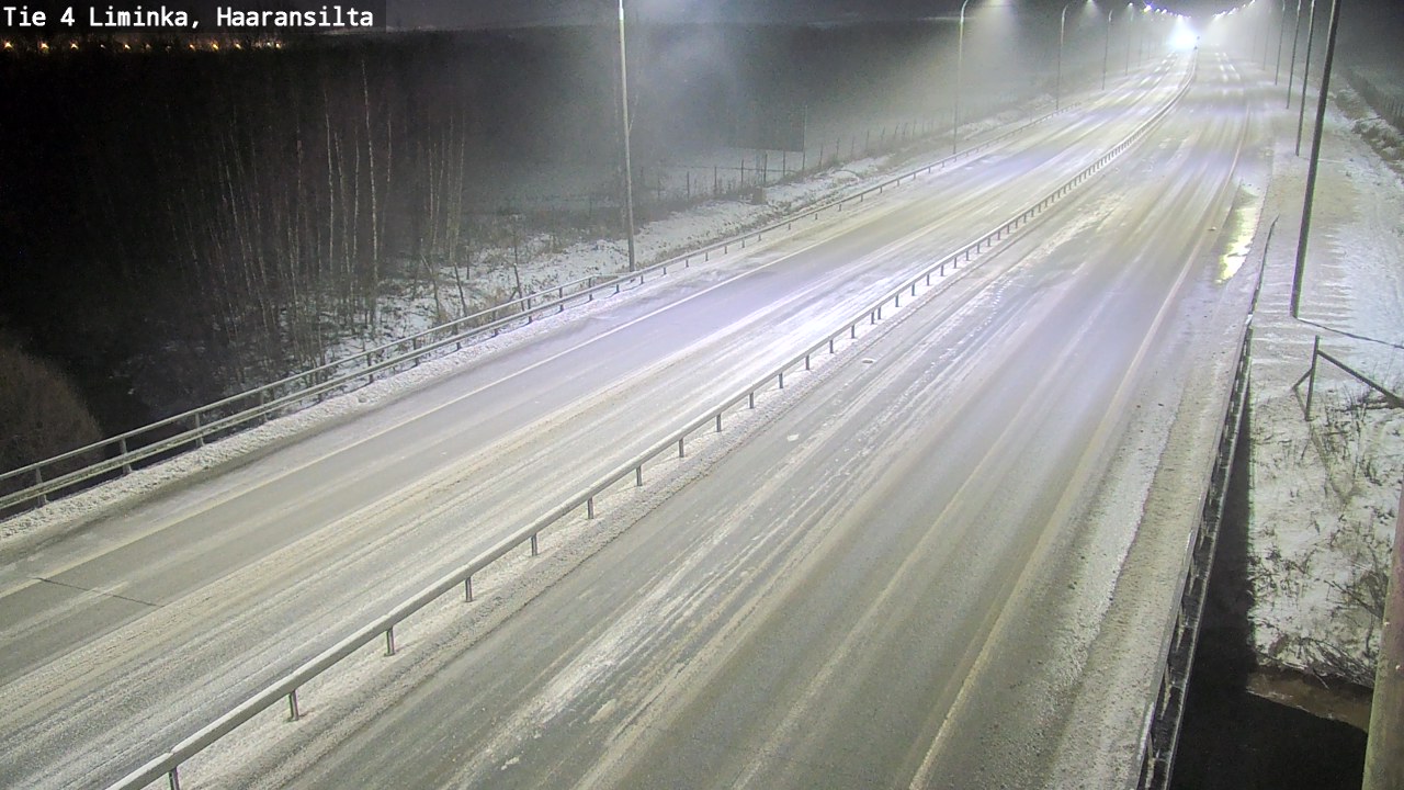 Weather Camera Image Road 4 Liminka, Haaransilta, Liminka, Pohjois-Pohjanmaa