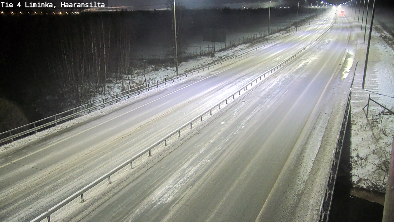Weather Camera Image Road 4 Liminka, Haaransilta, Liminka, Pohjois-Pohjanmaa