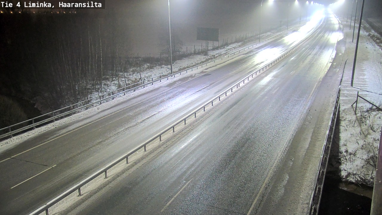 Weather Camera Image Väg 4 Limingo, Haaransilta, Liminka, Pohjois-Pohjanmaa