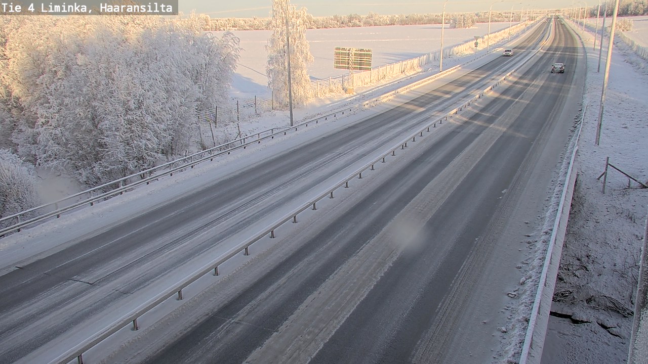 Weather Camera Image Road 4 Liminka, Haaransilta, Liminka, Pohjois-Pohjanmaa