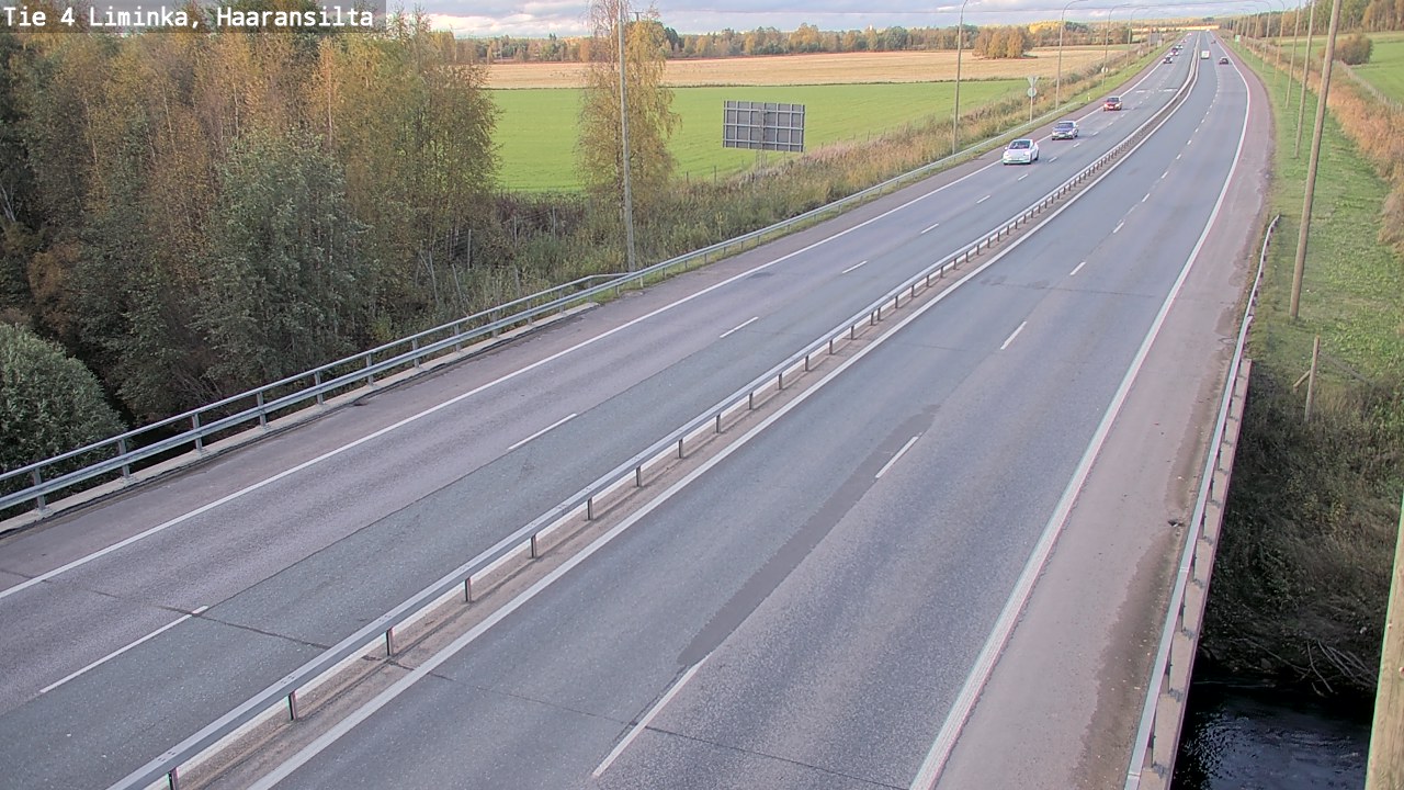 Kelikamerat Kuva Tie 4 Liminka, Haaransilta, Liminka, Pohjois-Pohjanmaa