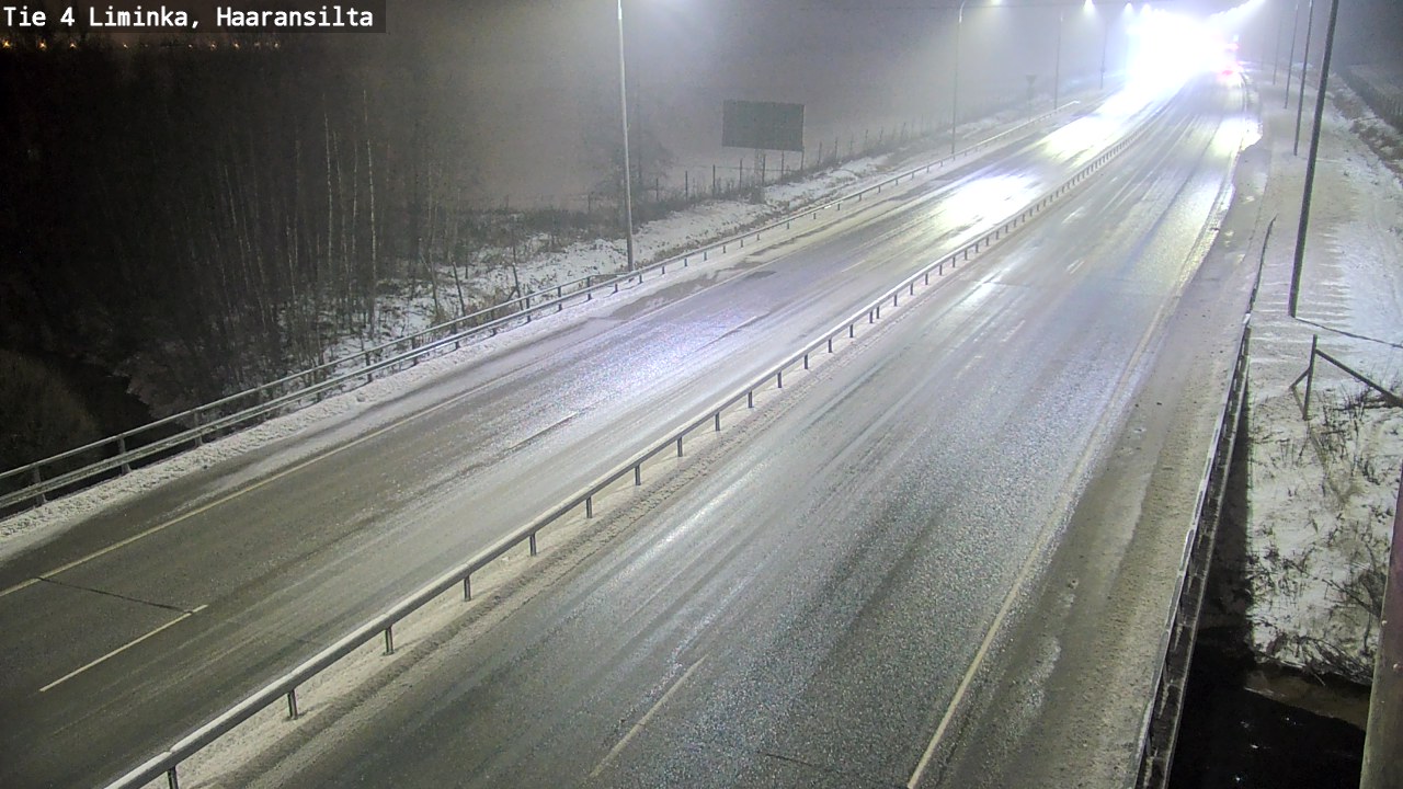 Weather Camera Image Väg 4 Limingo, Haaransilta, Liminka, Pohjois-Pohjanmaa