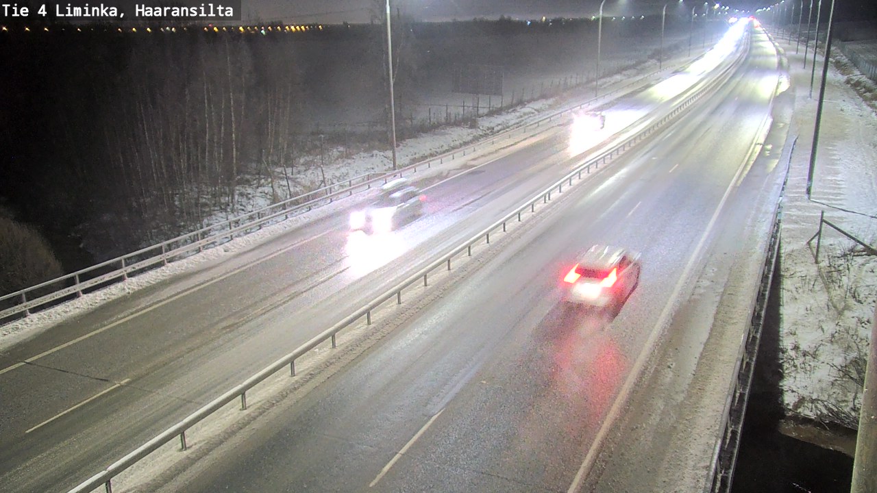 Weather Camera Image Väg 4 Limingo, Haaransilta, Liminka, Pohjois-Pohjanmaa