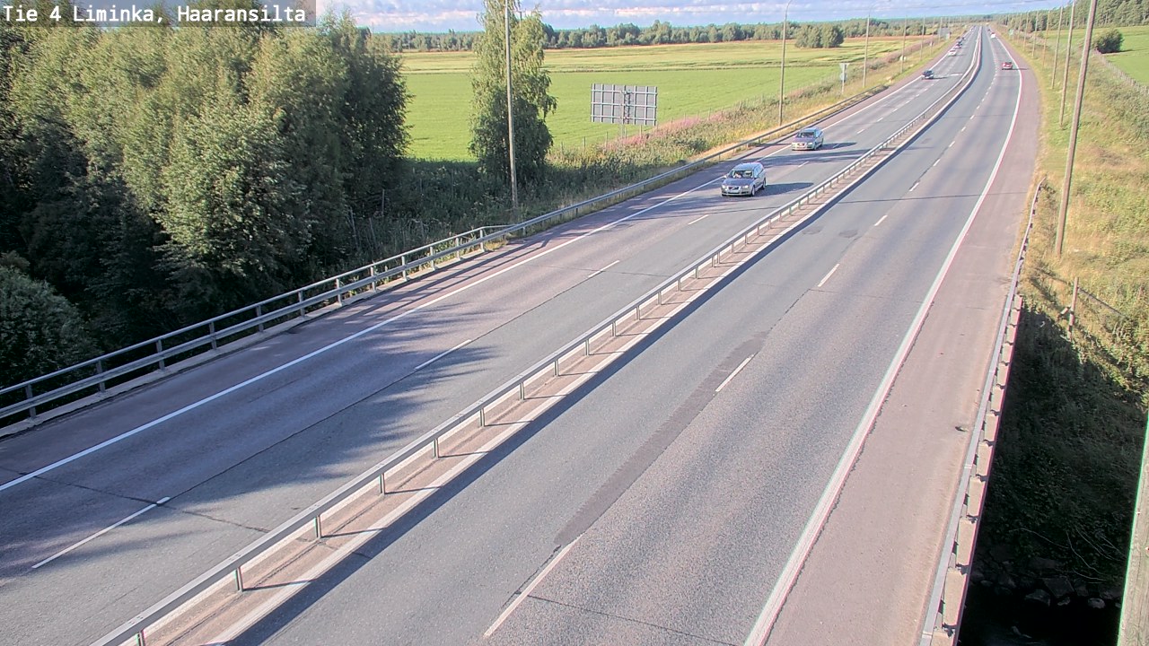 Kelikamerat Kuva Tie 4 Liminka, Haaransilta, Liminka, Pohjois-Pohjanmaa