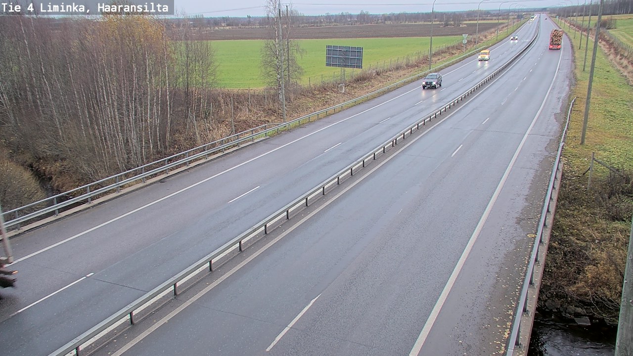 Kelikamerat Kuva Tie 4 Liminka, Haaransilta, Liminka, Pohjois-Pohjanmaa