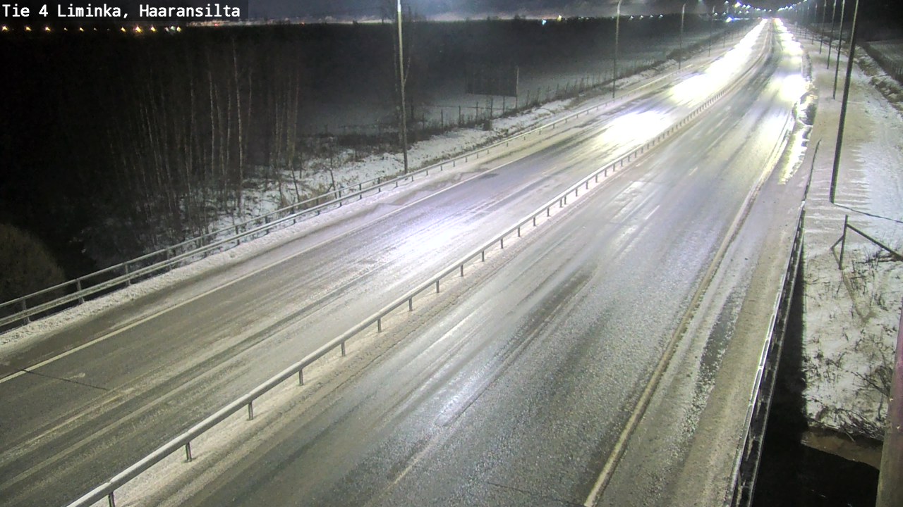 Weather Camera Image Road 4 Liminka, Haaransilta, Liminka, Pohjois-Pohjanmaa
