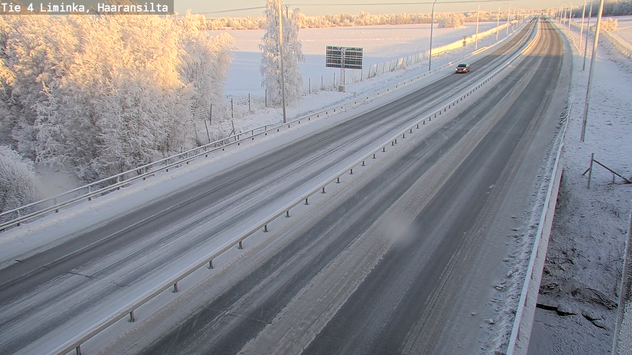 Weather Camera Image Road 4 Liminka, Haaransilta, Liminka, Pohjois-Pohjanmaa