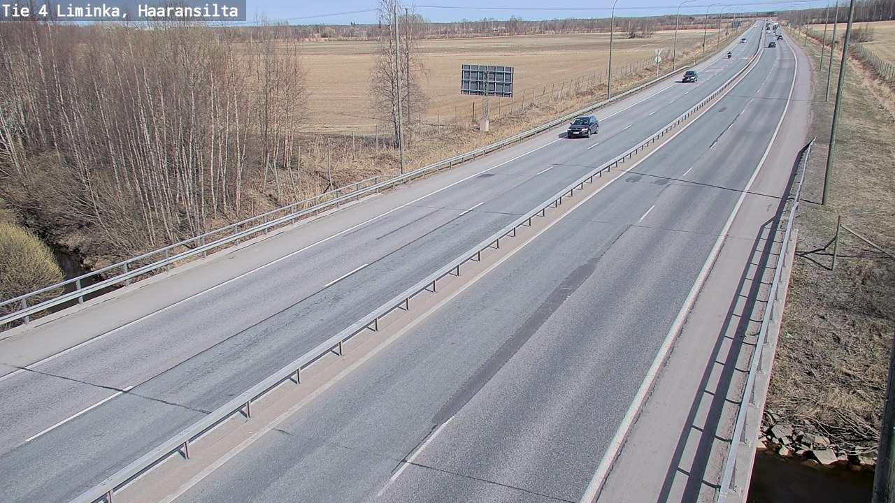 Kelikamerat Kuva Tie 4 Liminka, Haaransilta, Liminka, Pohjois-Pohjanmaa
