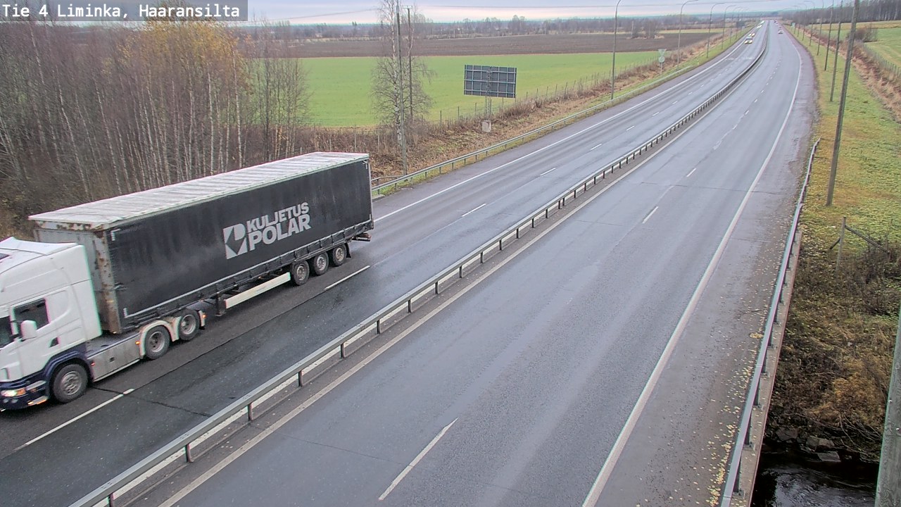 Kelikamerat Kuva Tie 4 Liminka, Haaransilta, Liminka, Pohjois-Pohjanmaa