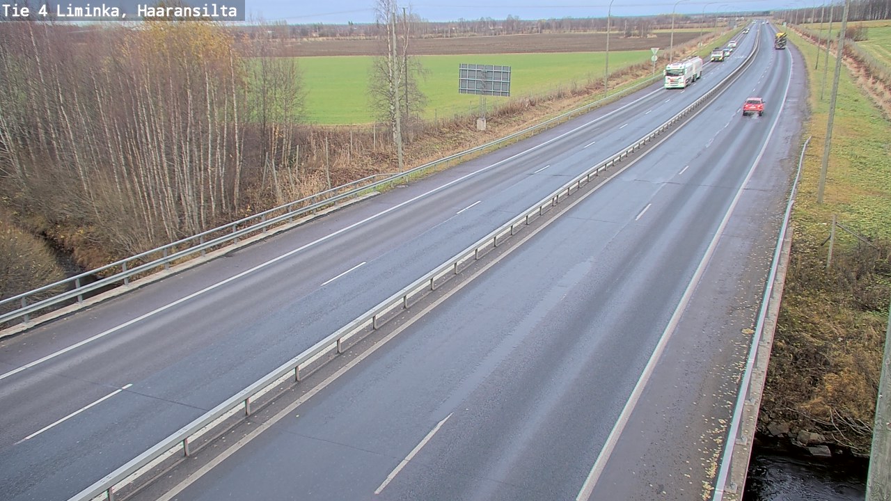 Kelikamerat Kuva Tie 4 Liminka, Haaransilta, Liminka, Pohjois-Pohjanmaa