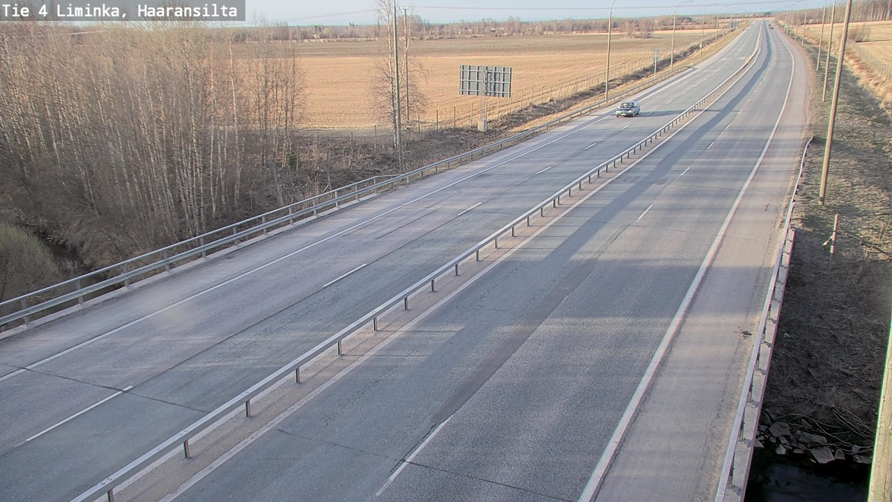 Weather Camera Image Road 4 Liminka, Haaransilta, Liminka, Pohjois-Pohjanmaa