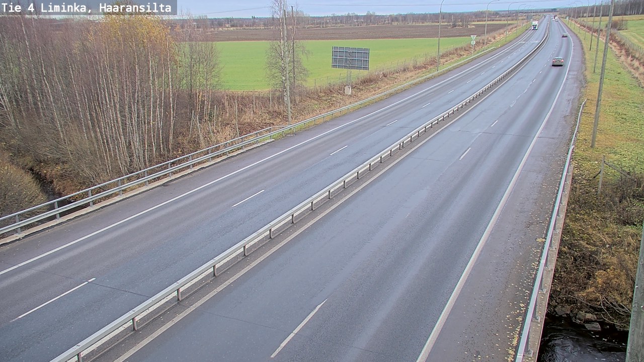 Kelikamerat Kuva Tie 4 Liminka, Haaransilta, Liminka, Pohjois-Pohjanmaa