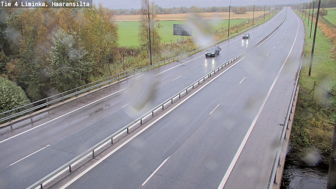Weather Camera Image Road 4 Liminka, Haaransilta, Liminka, Pohjois-Pohjanmaa