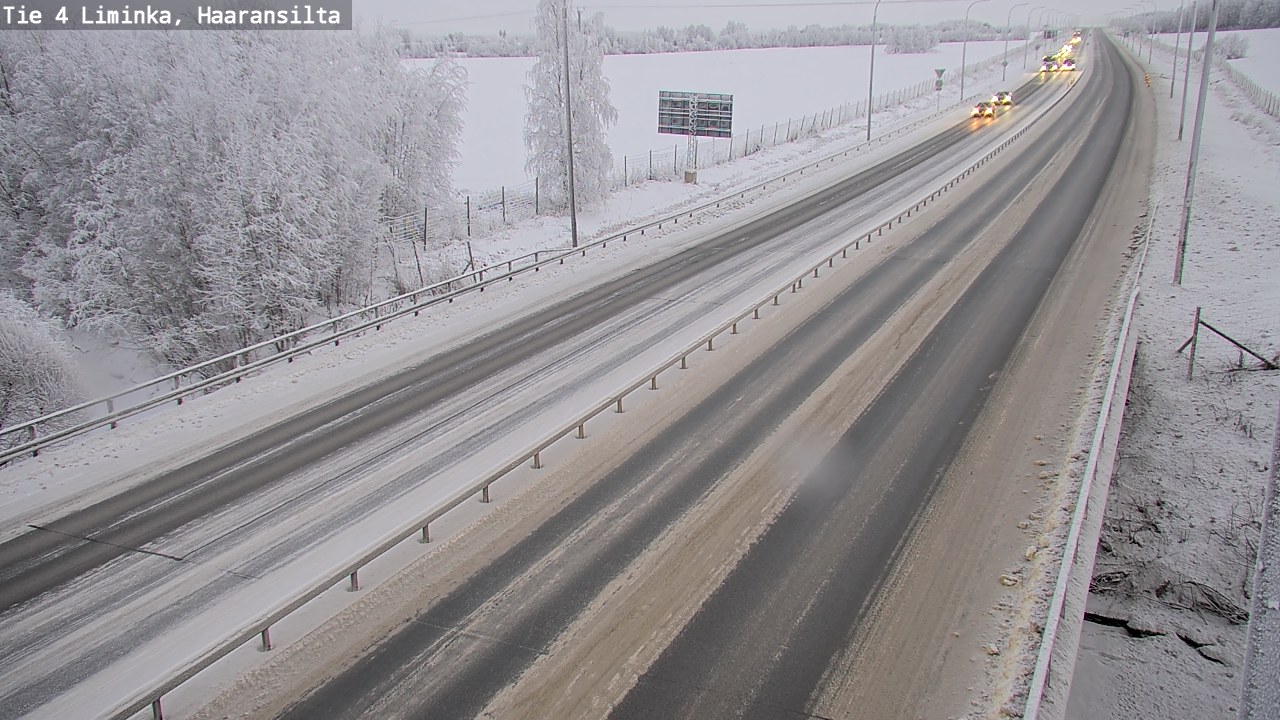Kelikamerat Kuva Tie 4 Liminka, Haaransilta, Liminka, Pohjois-Pohjanmaa