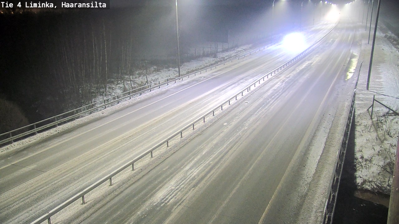 Weather Camera Image Road 4 Liminka, Haaransilta, Liminka, Pohjois-Pohjanmaa
