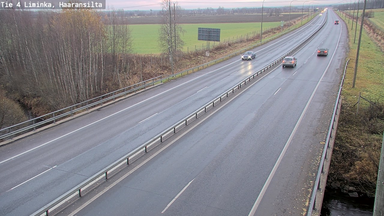 Kelikamerat Kuva Tie 4 Liminka, Haaransilta, Liminka, Pohjois-Pohjanmaa