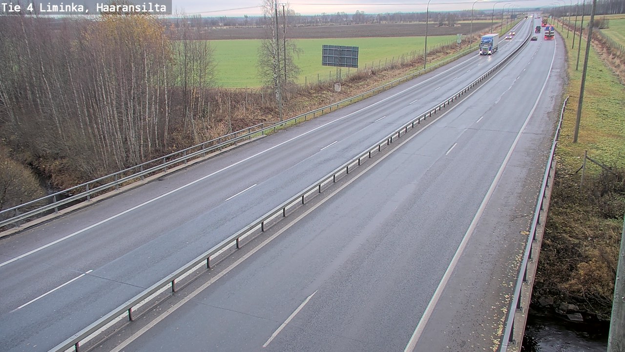 Kelikamerat Kuva Tie 4 Liminka, Haaransilta, Liminka, Pohjois-Pohjanmaa