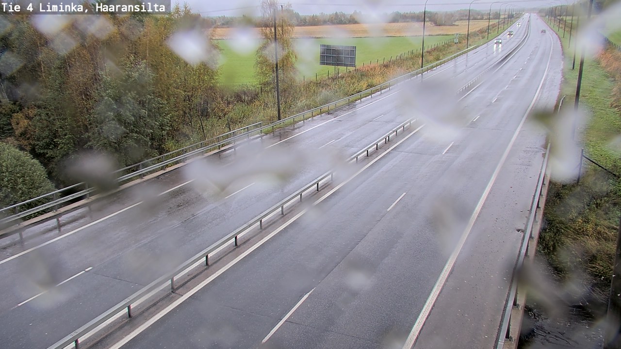 Weather Camera Image Road 4 Liminka, Haaransilta, Liminka, Pohjois-Pohjanmaa