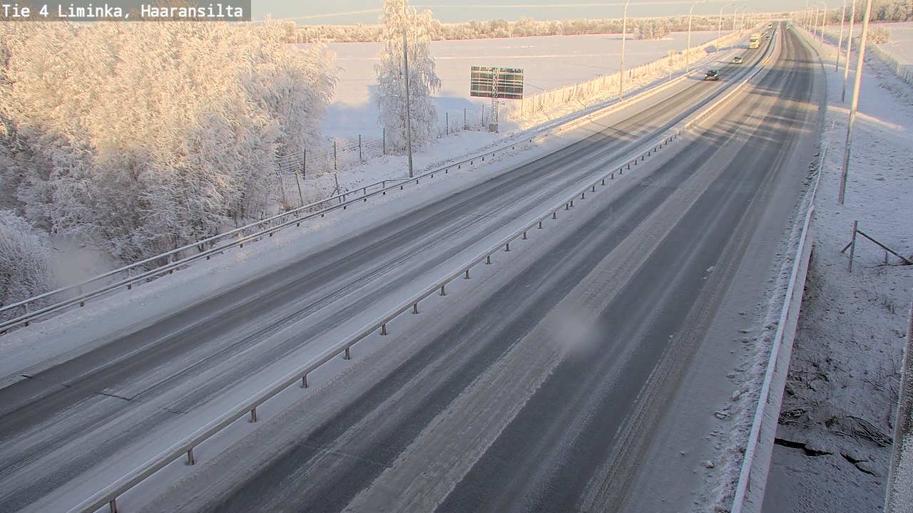 Weather Camera Image Road 4 Liminka, Haaransilta, Liminka, Pohjois-Pohjanmaa