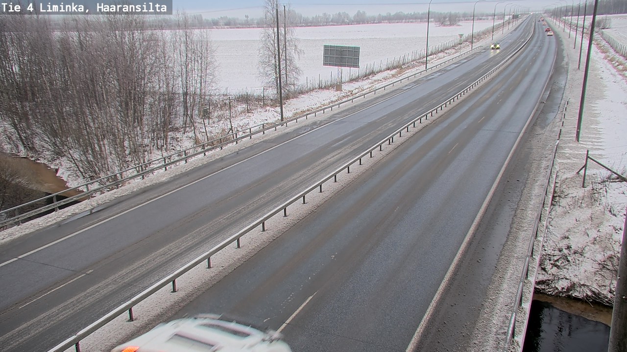 Weather Camera Image Road 4 Liminka, Haaransilta, Liminka, Pohjois-Pohjanmaa