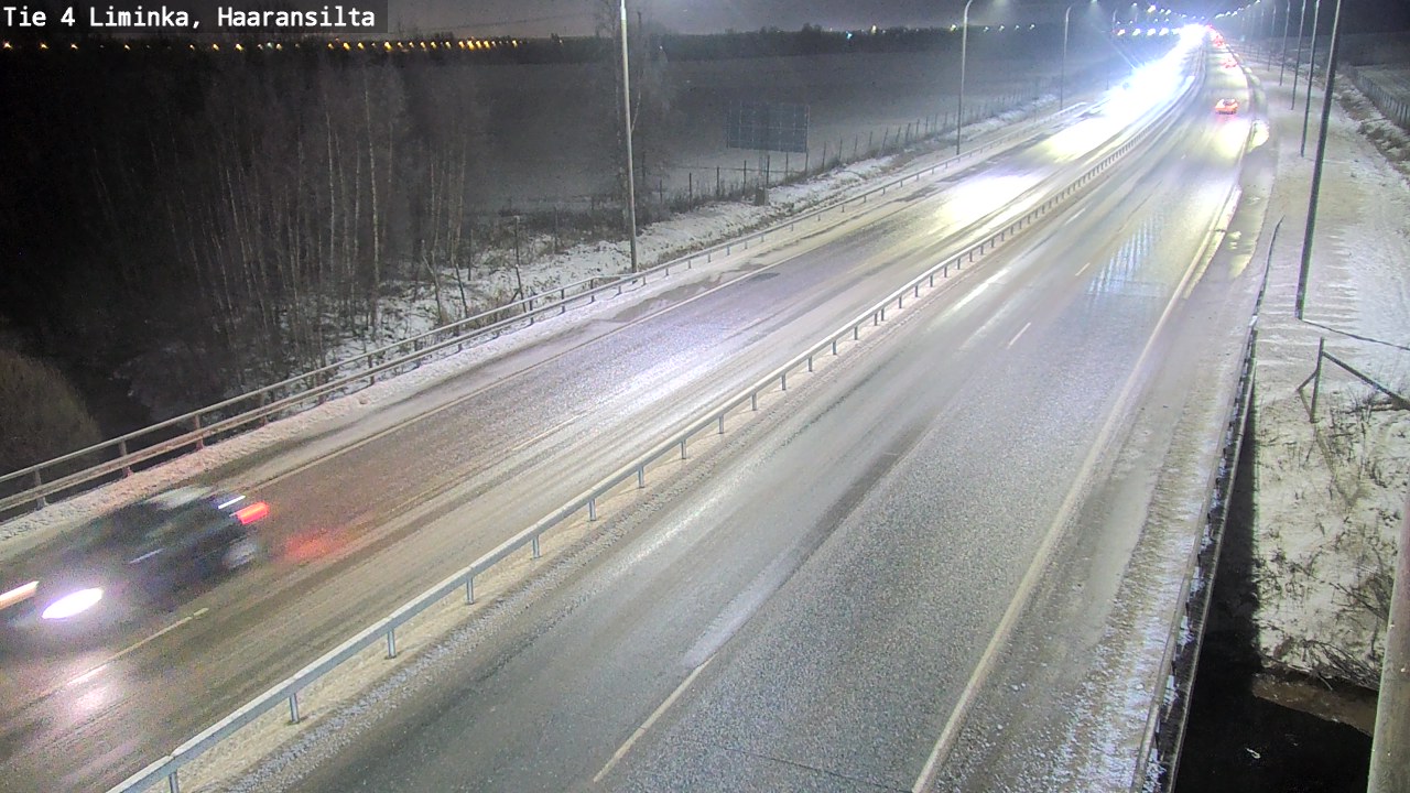 Weather Camera Image Väg 4 Limingo, Haaransilta, Liminka, Pohjois-Pohjanmaa