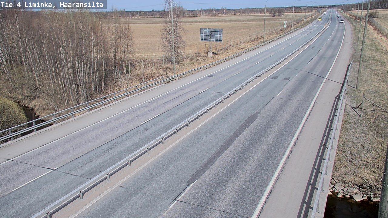 Kelikamerat Kuva Tie 4 Liminka, Haaransilta, Liminka, Pohjois-Pohjanmaa