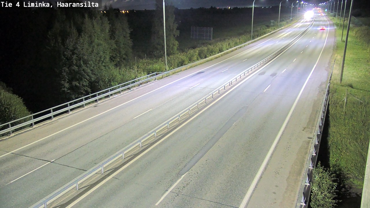 Weather Camera Image Väg 4 Limingo, Haaransilta, Liminka, Pohjois-Pohjanmaa