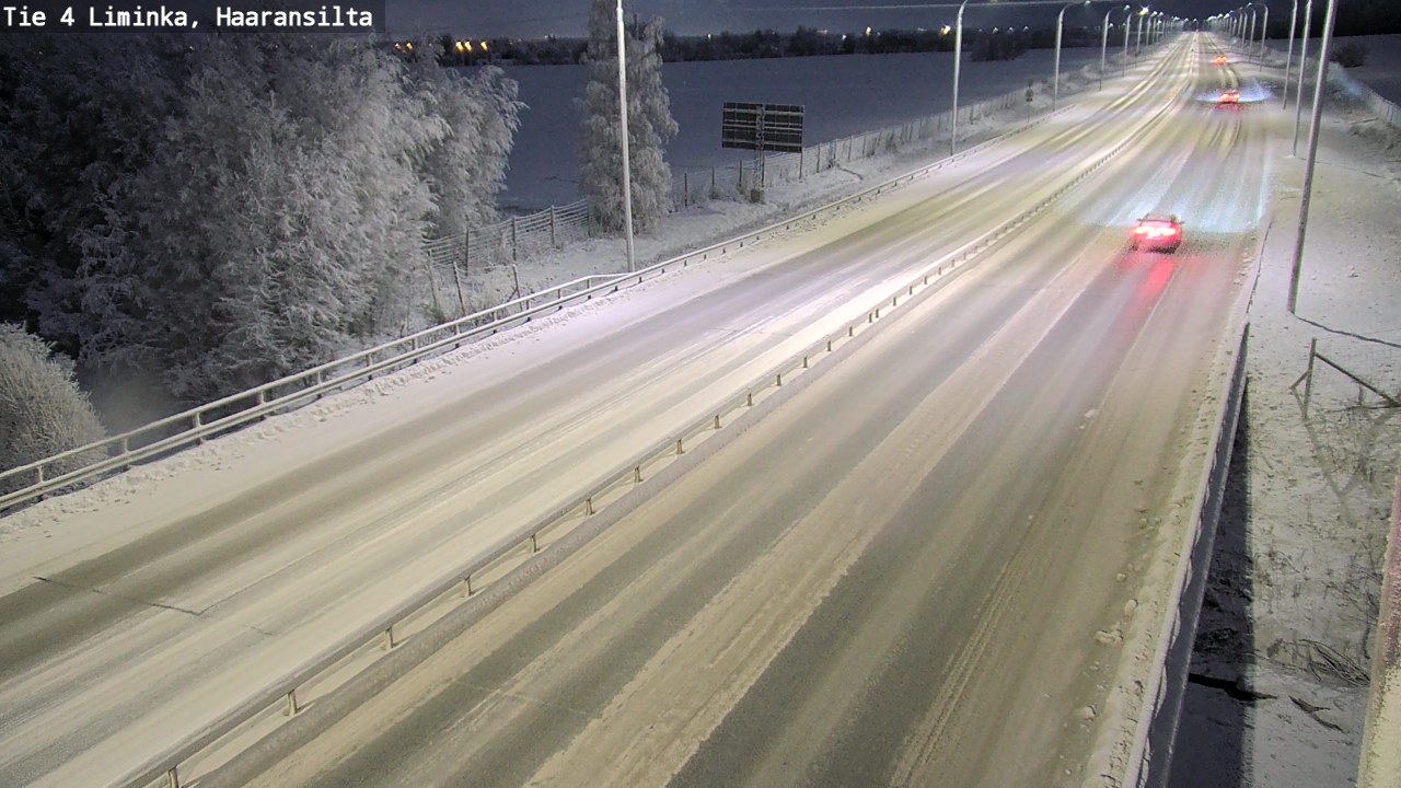 Weather Camera Image Road 4 Liminka, Haaransilta, Liminka, Pohjois-Pohjanmaa