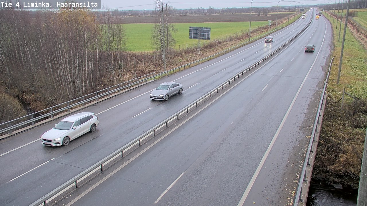 Kelikamerat Kuva Tie 4 Liminka, Haaransilta, Liminka, Pohjois-Pohjanmaa