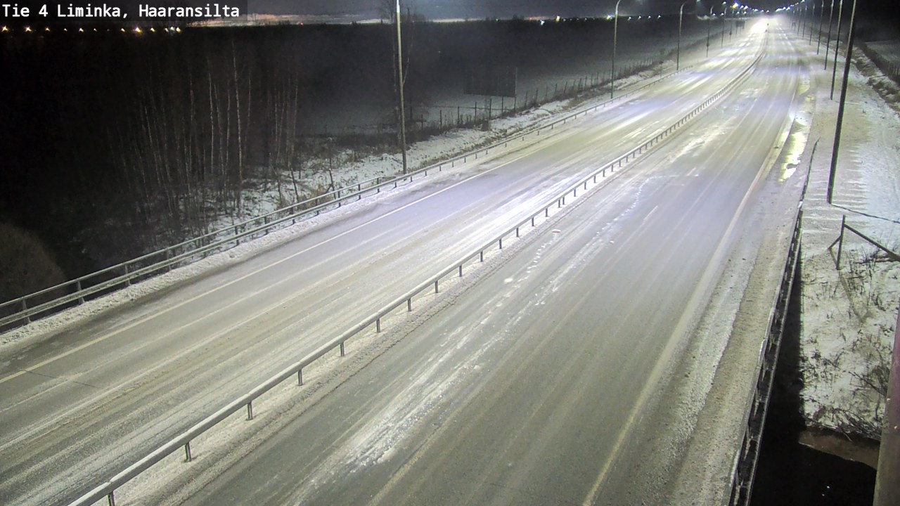 Weather Camera Image Road 4 Liminka, Haaransilta, Liminka, Pohjois-Pohjanmaa