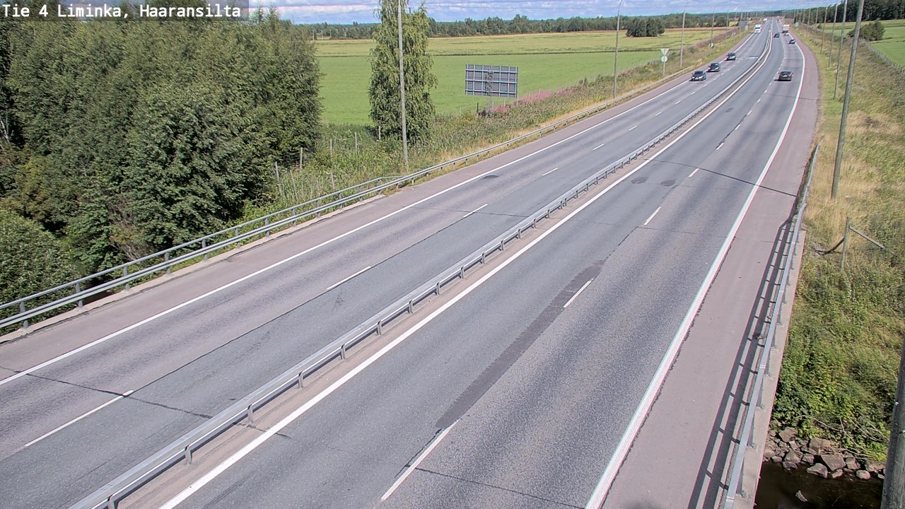 Kelikamerat Kuva Tie 4 Liminka, Haaransilta, Liminka, Pohjois-Pohjanmaa