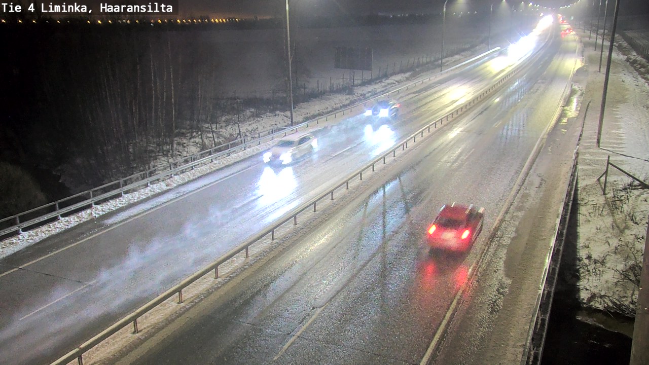 Weather Camera Image Väg 4 Limingo, Haaransilta, Liminka, Pohjois-Pohjanmaa