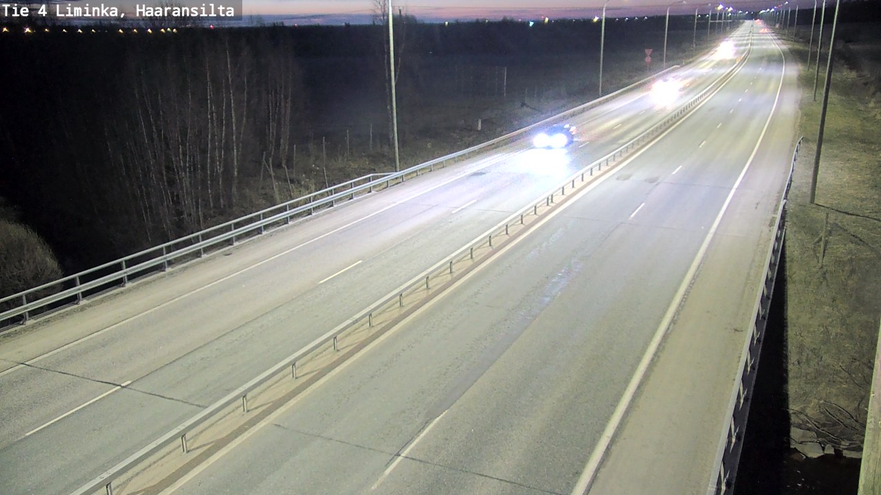 Weather Camera Image Road 4 Liminka, Haaransilta, Liminka, Pohjois-Pohjanmaa