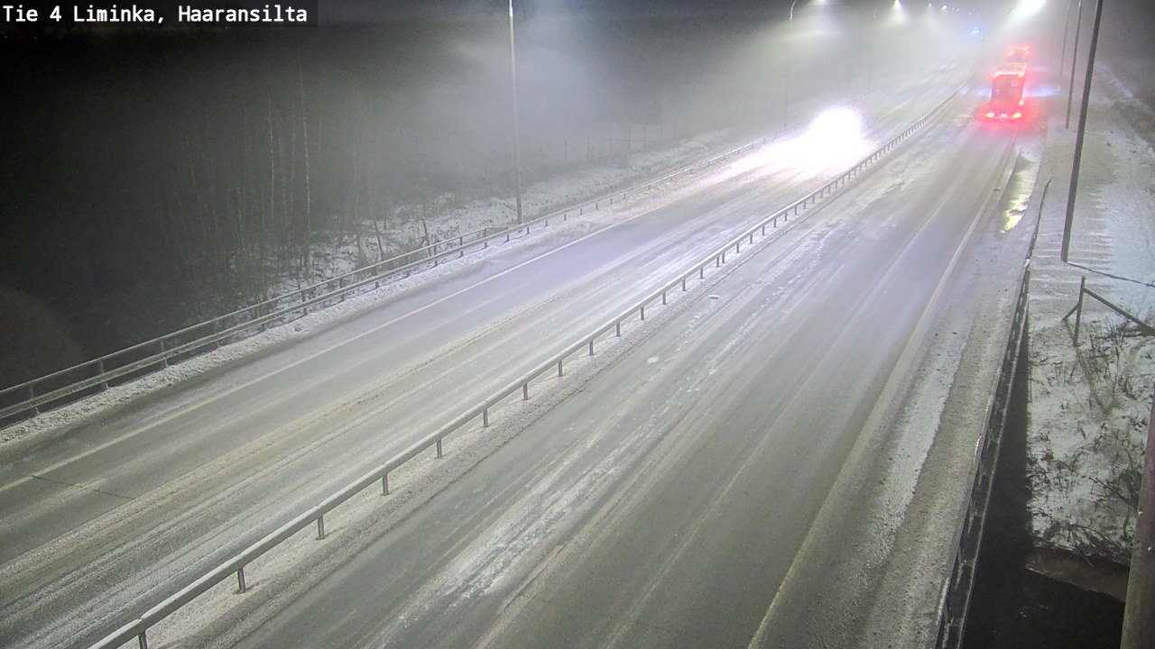 Weather Camera Image Road 4 Liminka, Haaransilta, Liminka, Pohjois-Pohjanmaa