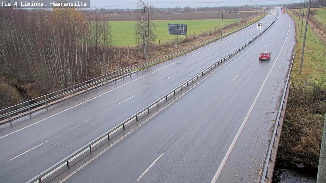 Kelikamerat Kuva Tie 4 Liminka, Haaransilta, Liminka, Pohjois-Pohjanmaa