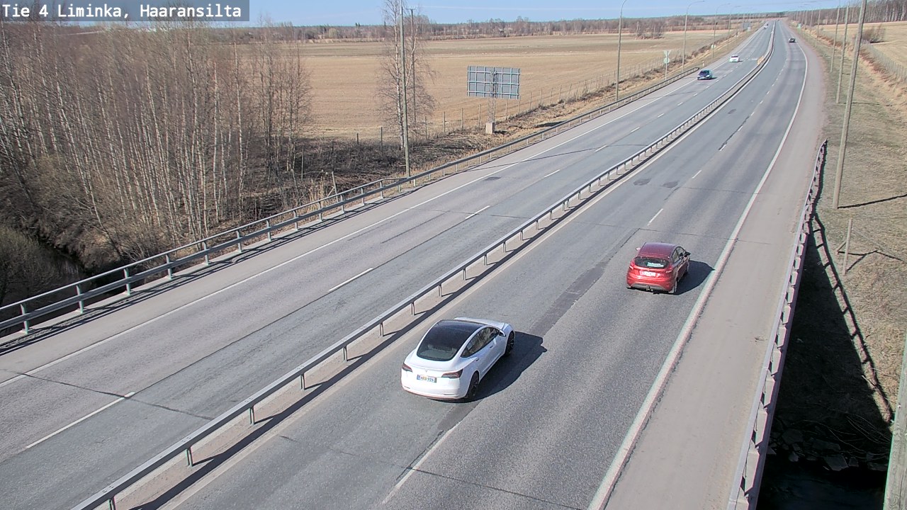 Weather Camera Image Road 4 Liminka, Haaransilta, Liminka, Pohjois-Pohjanmaa